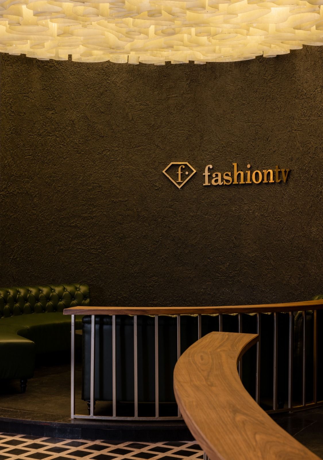 F-Lounge by FTV β FashionTV signage wall