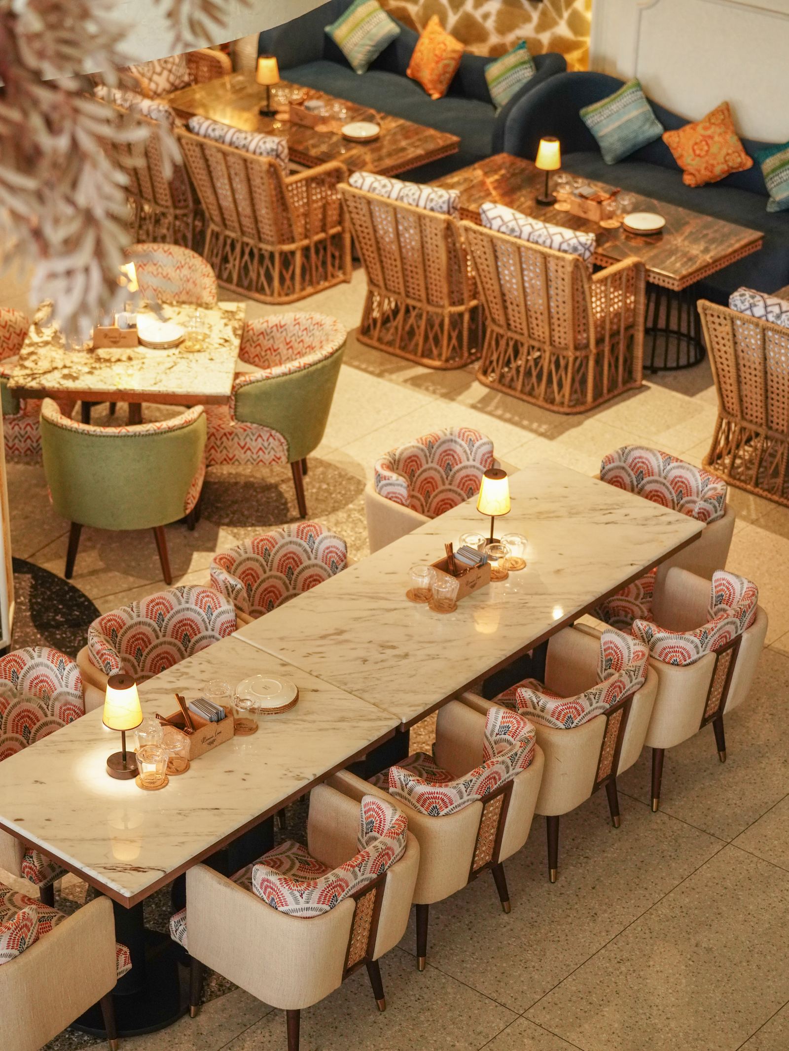 Romeo Lane — booth seating detail