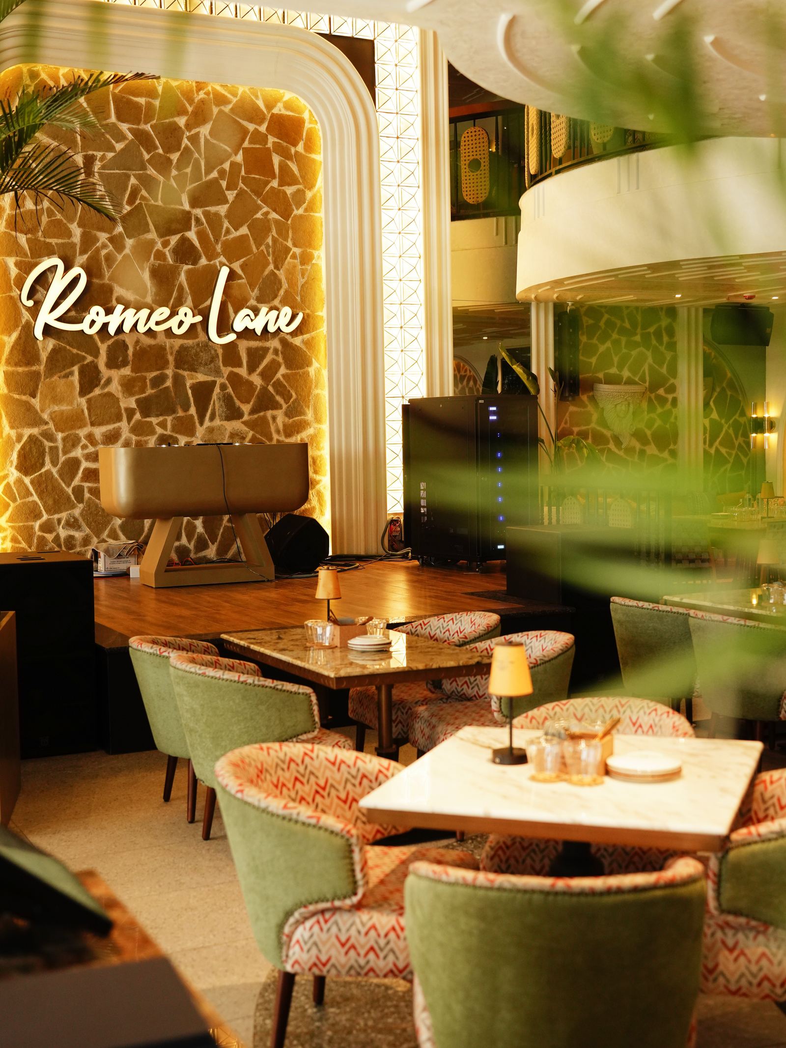 Romeo Lane interior β signage wall